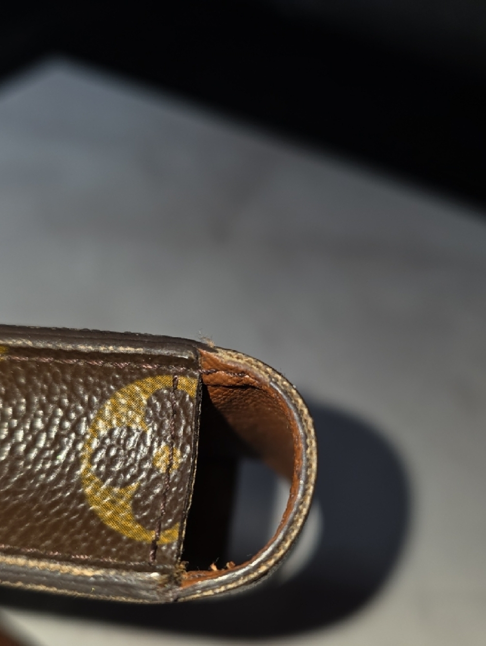 Vintage Louis Vuitton Brown Monogram Canvas Cigarette Pouch - Picture 8 of 12
